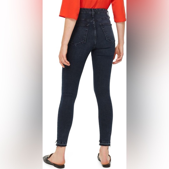 Topshop Jamie Step Hem Skinny Jeans SZ 12 - Picture 2 of 5